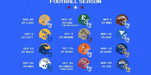 Central Michigan Chippewas at Kent State Golden Flashes Football