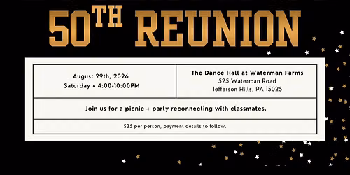 Thomas Jefferson High School Class of '76 50th Reunion