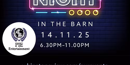Comedy Night in the Barn