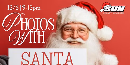 Pictures With Santa at Sun Harley-Davidson