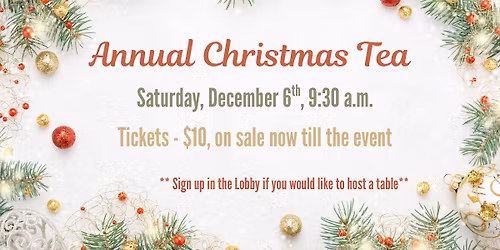 Ladies Annual Christmas Tea