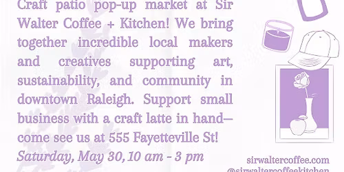 Coffee + Craft: Patio Pop-Up Market