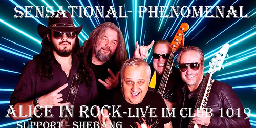 ALICE IN ROCK- zum letzten Mal im Club 1019