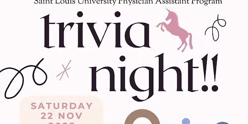 SLU Physician Asst Pgrm Trivia Night supporting NSLP!