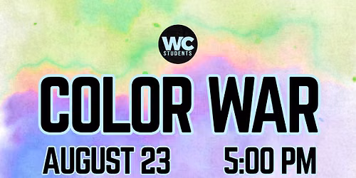 WC Students: Color War