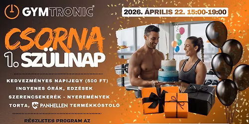 GYMtronic CSORNA - 1. SZ\u00dcLINAP \ud83c\udf89