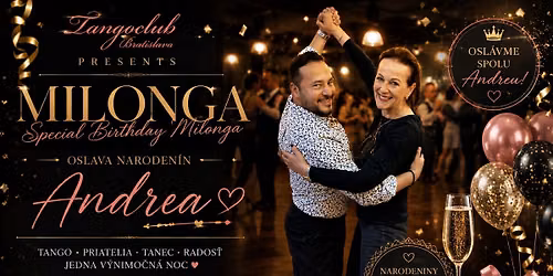 Milonga Tangoclubu - Narodeninov\u00e1 Andrea