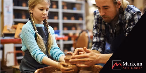 Father's Day Fun! Dad and Me Pottery Wheel Throwing at Markeim Haddonfield