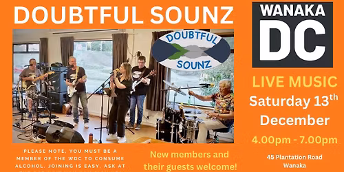 LIVE MUSIC - DOUBTFUL SOUNZ