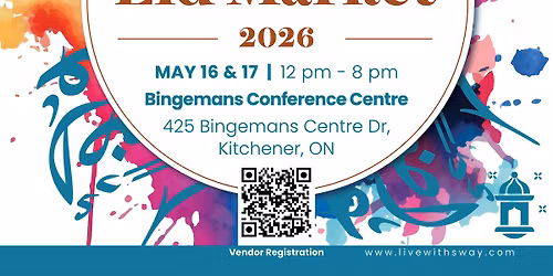 SWAY's Annual Eid Market 2026 - Kitchener