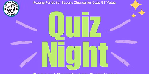 Pub Quiz in aid of Second Chance for Cats
