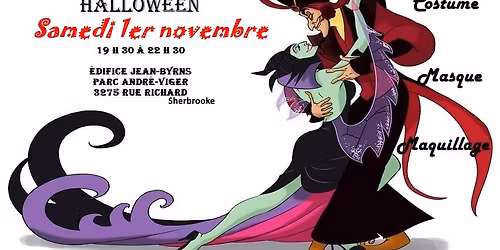 Bal Costum\u00e9 - Samedi 1er Novembre