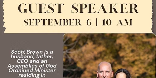 Guest Speaker: Scott Brown