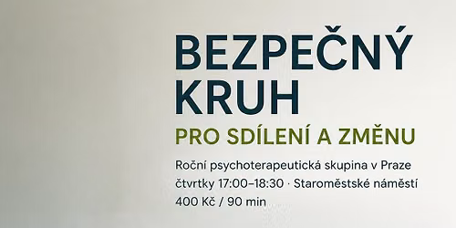 Ro\u010dn\u00ed skupinov\u00e1 psychoterapie - Praha