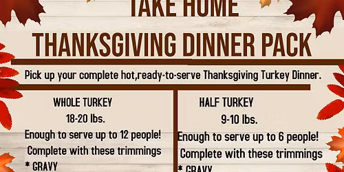 PRIME MINISTER THANKSGIVING DINNER PACK 