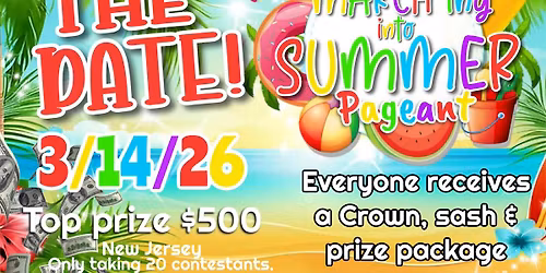 Flippin' Fabulous Faces "MARCH"ing into Summer Pageant