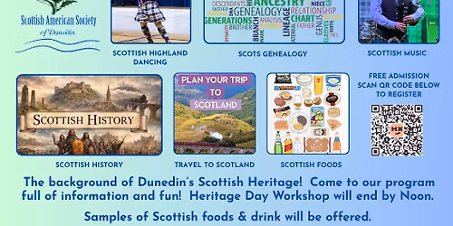 Heritage Day - Scotland in Dunedin