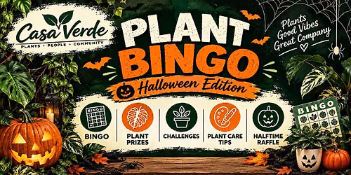 Plant BINGO - Halloween Costume Party at Columbus Grill