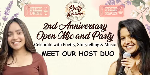 POETRY GARDEN (2nd Anniversary)