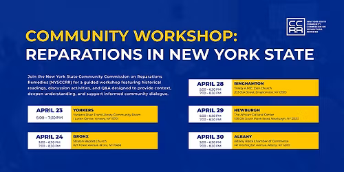 NEWBURGH - NYSCCRR Community Workshop Series