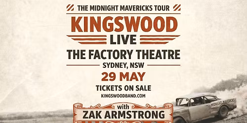 Kingswood LIVE in SYDNEY | Midnight Mavericks Tour 2026