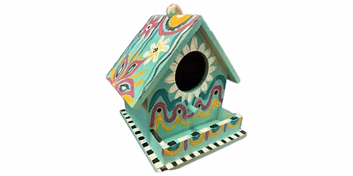 Painting Birdhouses | Brenda Dwyer, instructor