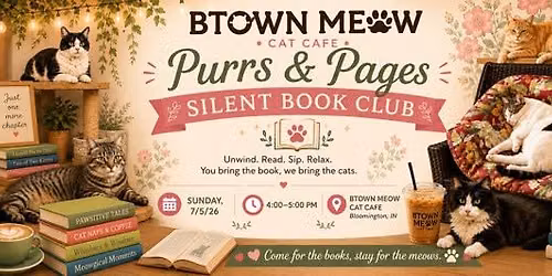 PURRS & PAGES Silent Book Club
