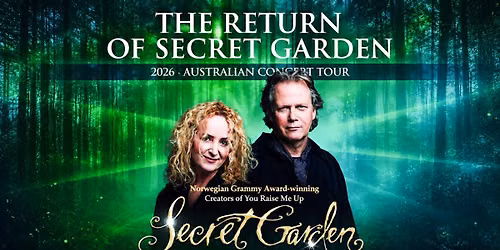 Secret Garden Live in Hindmarsh 2026 | Adelaide Entertainment Centre  