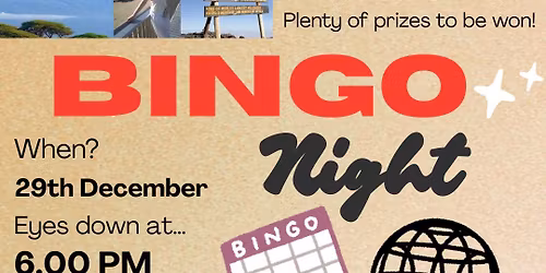 Bingo Night for Kilimanjaro Challenge Fundraising!