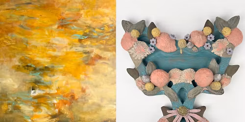 Care Hanson and Susan Mentrak Art Show 