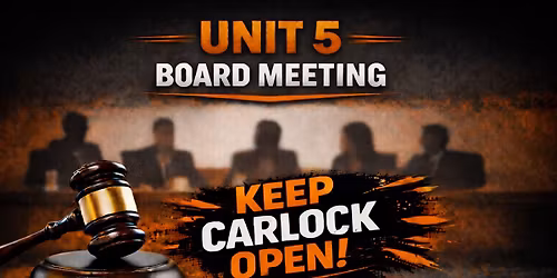 Unit 5 Board Meeting - APRIL (Board to Vote)
