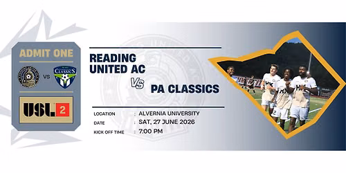 Reading United AC vs. PA Classics | USL2 Soccer
