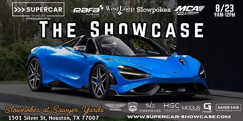 SUPERCAR SHOWCASE - THE SHOWCASE Car Meet at Sawyer Yards - Cars + Coffee