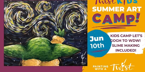 Kids Event \u2013 June 10th | Galactic Masterpiece + Slime Making (Ages 6+)