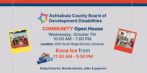 Community Open House | Ashtabula County Board of Developmental Disabilities