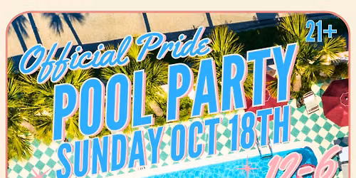 Official Pride Pool Party - Pride Week Event