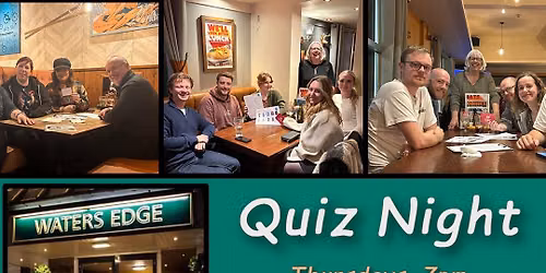 Pub Quiz @ Waters Edge