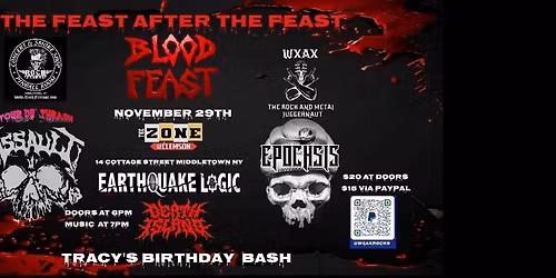 WXAX Metal Night " THE FEAST... AFTER THE FEAST "