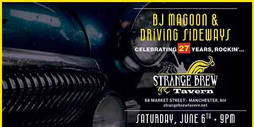 BJ Magoon & Driving Sideways at Strange Brew Tavern