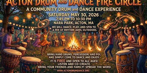 Acton Drum and Dance Fire Circle (20th Year!)