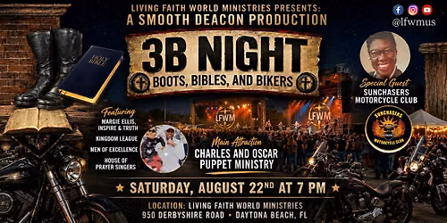 3B Night: Boots, Bibles & Bikers \u2013 An Evening of Faith, Fellowship & Inspiration