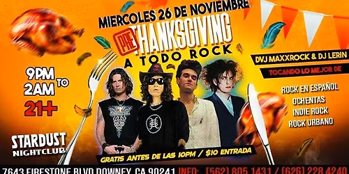 PRE-THANKSGIVING A TODO ROCK
