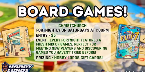 Board Game Afternoons!