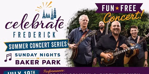 Summer Concert Series - Frank Solivan & Dirty Kitchen — Baker Park Bandshell