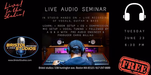 Free Audio Engineering Seminar