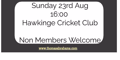 Thomas Abrahams at Hawkinge Cricket Club Outside (BBQ)