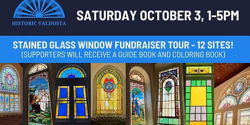 Stained Glass Window Preservation Fundraiser Tour