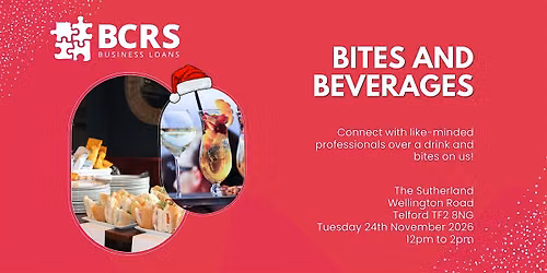 Bites and Beverages with BCRS Business Loans (November - Telford)