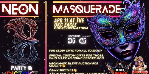 Neon Masquerade for Charity