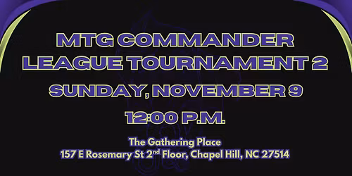 Commander League X: Tournament 2